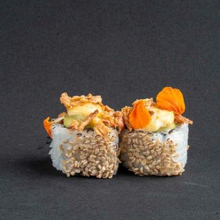 385 - Crispy salmon roll (salmon) 8pz