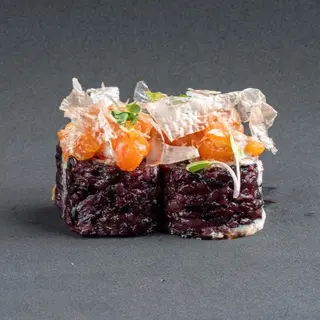 412 - Black salmon ebiten roll (ebi) 8pz