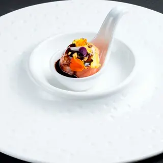 470 - Bigne salmon flambe 2PZ