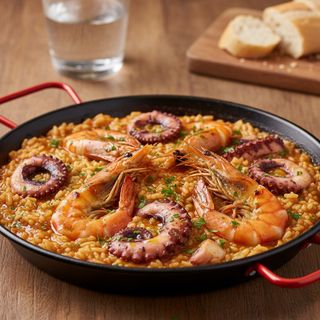 Arroz Meloso De Pulpo Y Gambón
