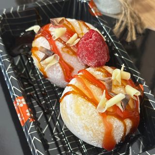 Mochis mango y fresa