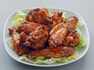 Menú alitas de pollo