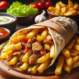 Durum solo carne con patatas dentro