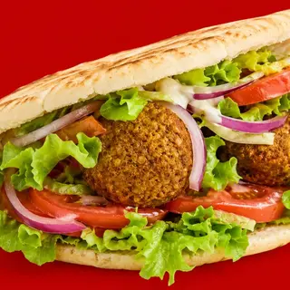Kebab vegetal falafel
