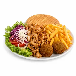 Plato kebab degustación