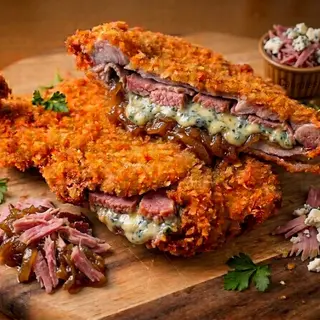 Lacon , Cabrales , Cebolla Caramelizada