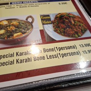 Verduras mixtas karachi