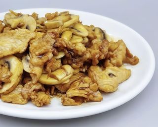 Cerdo Con Champiñón