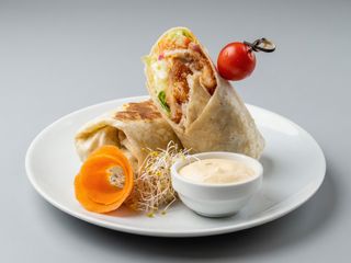 Wrap crispy gambas
