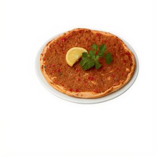 Lahmacun solo carne y salsa
