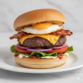 Hamburguesa completa doble