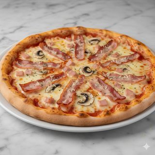 Pizza romana mixta (26 cm.)