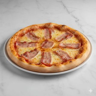 Pizza de jamón y bacon (30cm.)