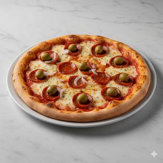 Pizza de espinaca (40 cm.)