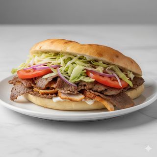 Döner kebab de ternera