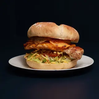 Hamburguesa De Pollo A La Plancha