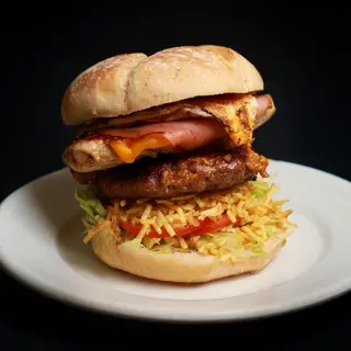 Hamburguesa triple 