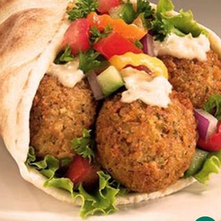Rollo falafel con Queso