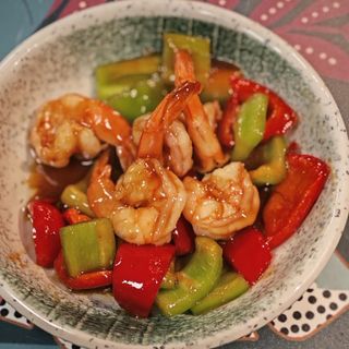 Gambas salteadas