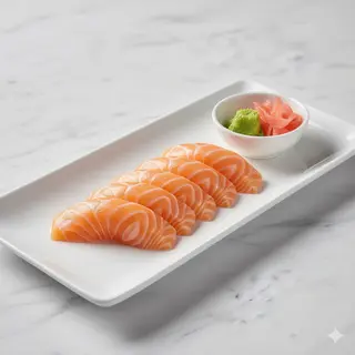 Sashimi de salmón (6 uds.)