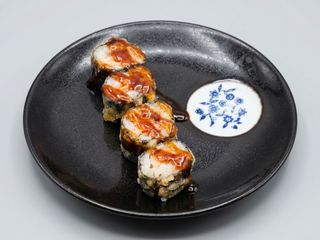 Maki frito del Salmon (8unis)