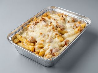 Patatas con mozzarella