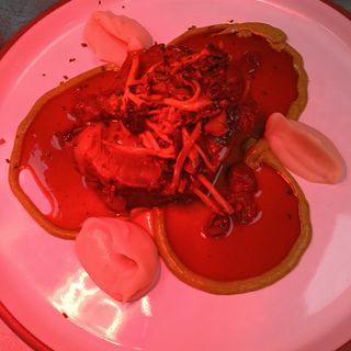 Tosta de salmón marinado