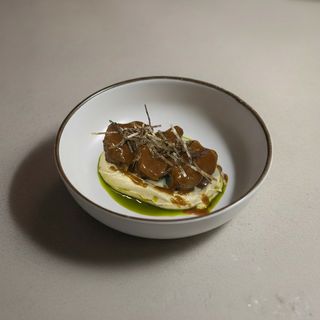 Berenjena con miso rojo