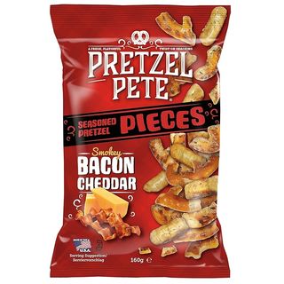 Pretzel Pete Pieces Smokey Bacon Cheddar 160 g