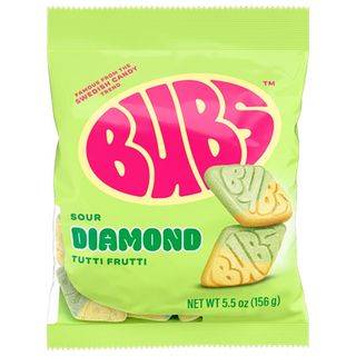 BUBS Sour Diamond Tutti Fruti 156g
