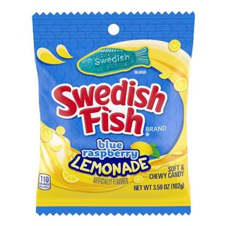 Swedish Fish Blue Raspberry Lemonade 102g