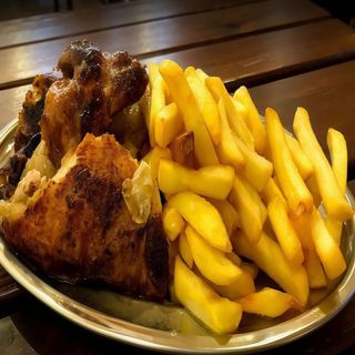 1/2 Pollo Con Patatas