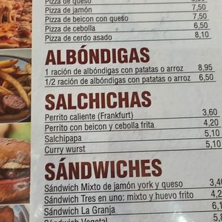 Pizza de jamón o beicon
