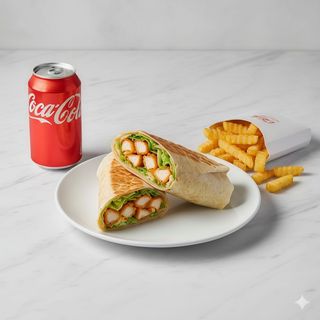 Crispy chicken lover wrap
