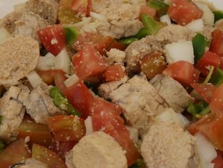 Huevas de merluza aliñadas