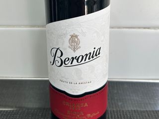 Rioja crianza beronia
