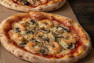 Pizza Con Prosciutto E Funghi