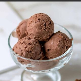 Helado de chocolate