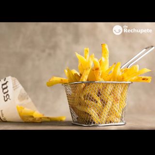 Media ración de patatas fritas