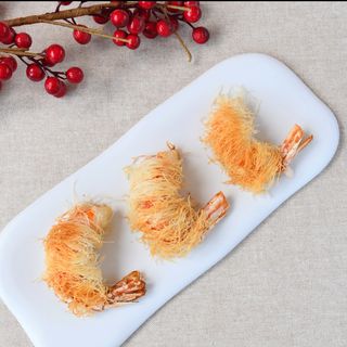 Palitos de langostinos empanados