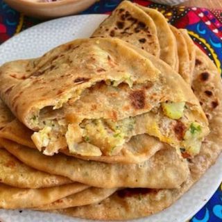 Tandoori Paratha Vegetal (Integral)