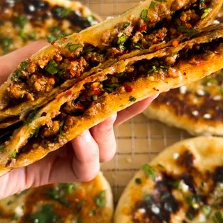 Naan Con Carne Picada