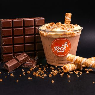 Choco almendra con helado