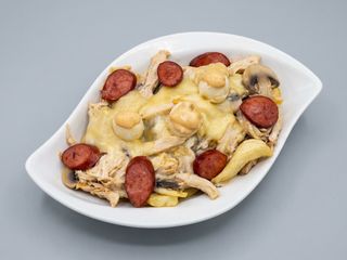 Papa Loca De Pollo Y Champiñón