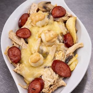 Papa Loca De Pollo Y Champiñón