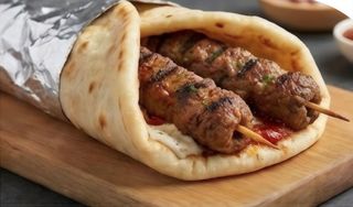 Menú Naan Kefta