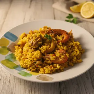 Paella de marisco