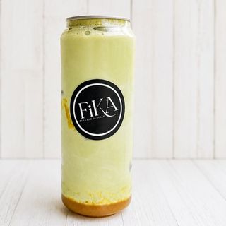 Ice Matcha Mango Latte