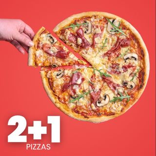 2+1 Pizzas