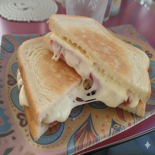 Bikini de sobrassada i havarti